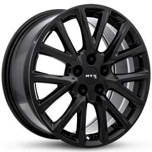 RTX Wheels – GM-06 – Black – 18″x8″ 35mm – All weather Wheels – 083265